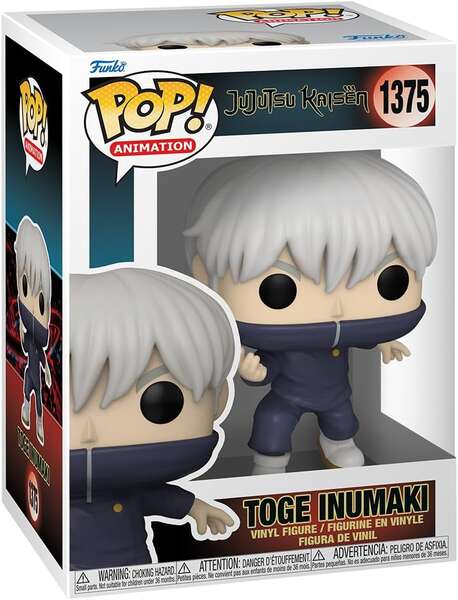 Funko Pop Animacion Jujutsu Kaisen Toge Inumaki con Opcion Chase - Figura de Vinilo - Altura 9.5cm aprox. 1 pieza(s)