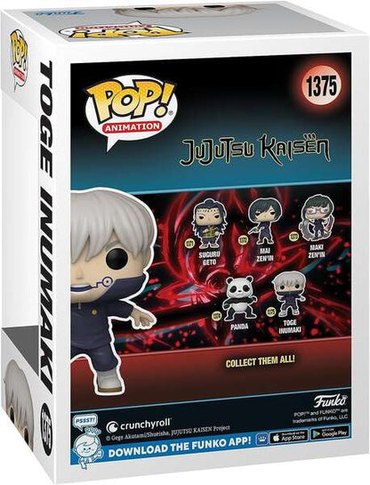 Funko Pop Animacion Jujutsu Kaisen Toge Inumaki con Opcion Chase - Figura de Vinilo - Altura 9.5cm aprox. 1 pieza(s)