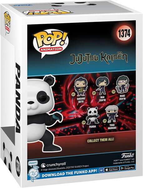 Funko Pop Animacion Jujutsu Kaisen Panda - Figura de Vinilo - Altura 9.5cm aprox. 1 pieza(s)