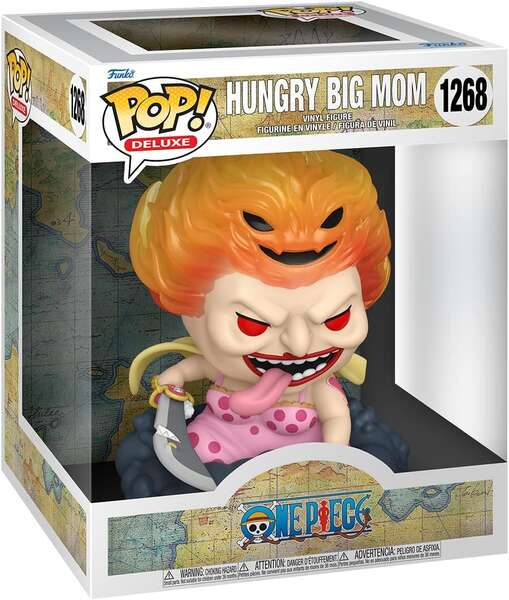 Funko Pop Deluxe Animacion One Piece Hungry Big Mom - Figura de Vinilo - Altura 15cm aprox. 1 pieza(s)