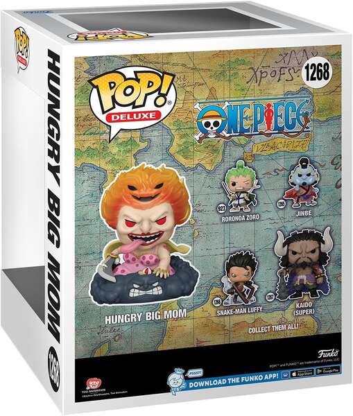 Funko Pop Deluxe Animacion One Piece Hungry Big Mom - Figura de Vinilo - Altura 15cm aprox. 1 pieza(s)