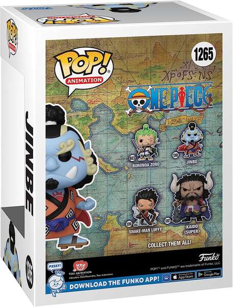 Funko Pop Animacion One Piece Jinbe con Opcion Chase - Figura de Vinilo - Altura 12.2cm aprox. 1 pieza(s)