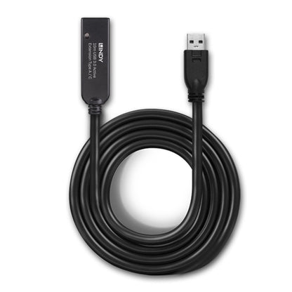 Lindy - 43376 cable USB USB 3.2 Gen 1 (3.1 Gen 1) 10 m USB A USB C Negro