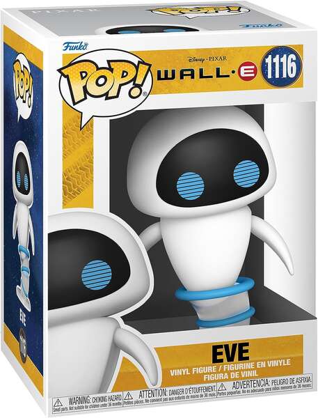 Funko Pop Disney Wall-E Eve - Figura de Vinilo - Altura 9.5cm aprox. 1 pieza(s)