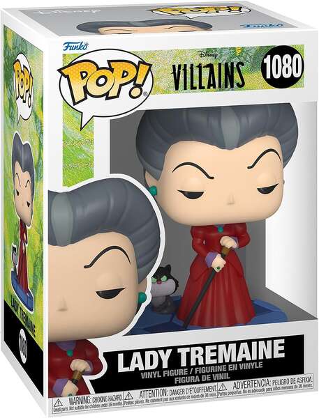 Funko Pop Disney Villanos Lady Tremaine La Madrastra - Figura de Vinilo - Altura 12cm aprox. 1 pieza(s)