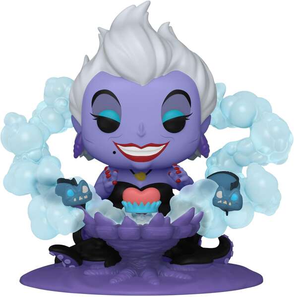 Funko Pop Deluxe Disney Villanos Ursula en el Trono - Figura de Vinilo - Altura 12.8cm aprox. 1 pieza(s)