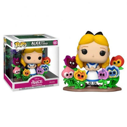 Funko Pop Disney Alicia en el Pais de las Maravillas 70Th Alicia con Flores - Figura de Vinilo - Altura 9.5cm aprox. 1 pieza(s)