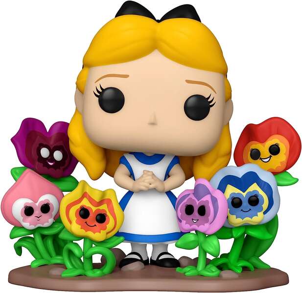 Funko Pop Disney Alicia en el Pais de las Maravillas 70Th Alicia con Flores - Figura de Vinilo - Altura 9.5cm aprox. 1 pieza(s)