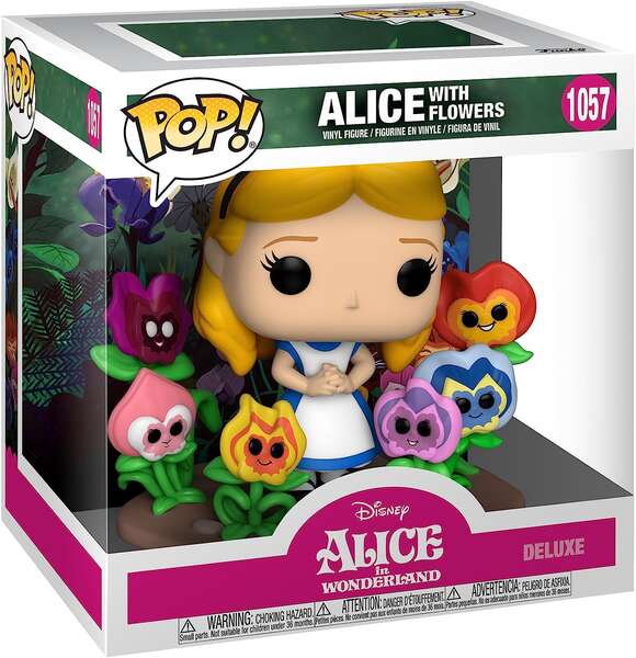 Funko Pop Disney Alicia en el Pais de las Maravillas 70Th Alicia con Flores - Figura de Vinilo - Altura 9.5cm aprox. 1 pieza(s)