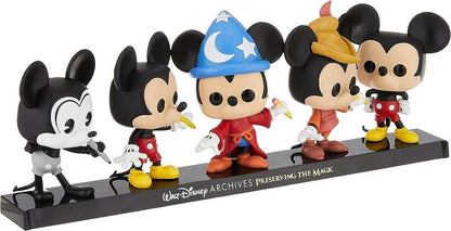 Funko Pop Disney Archivos Pack Premium 5  Figuras Mickey Mouse Classic - Figuras de Vinilo - Altura 9.5cm aprox. 1 pieza(s)