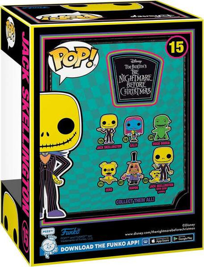 Funko Pop Disney Pesadilla antes de Navidad Jack Blacklight - Figura de Vinilo - Altura 9.5cm aprox. 1 pieza(s)