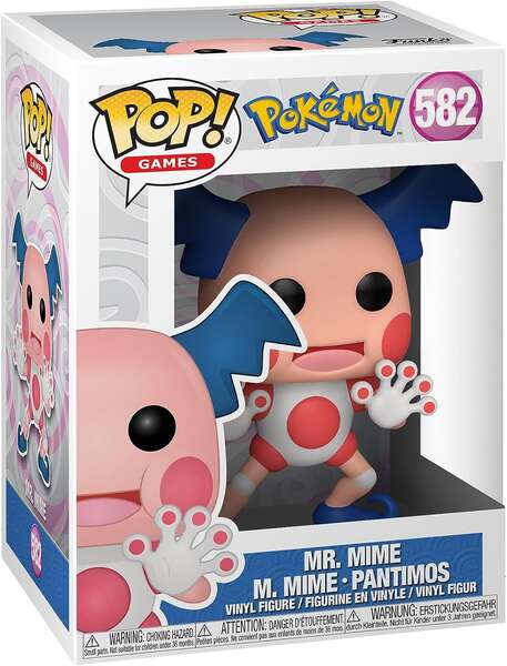 Funko Pop Pokemon Mr. Mime - Figura de Vinilo - Altura 9.5cm aprox. 1 pieza(s)