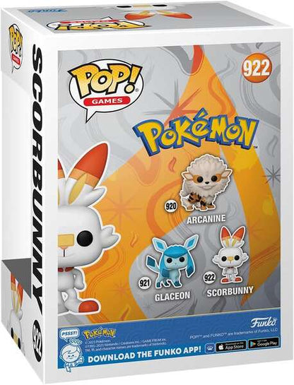 Funko Pop Pokemon Scorbunny - Figura de Vinilo - Altura 9.5cm aprox. 1 pieza(s)