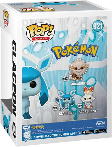 Funko Pop Pokemon Glaceon - Figura de Vinilo - Altura 9.5cm aprox. 1 pieza(s)