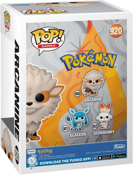 Funko Pop Pokemon Arcanine - Figura de Vinilo - Altura 9.5cm aprox. 1 pieza(s)