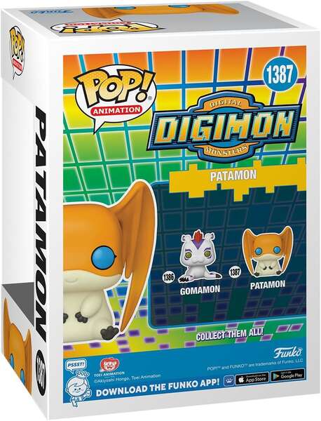 Funko Pop Digimon Patamon - Figura de Vinilo - Altura 9cm aprox. 1 pieza(s)