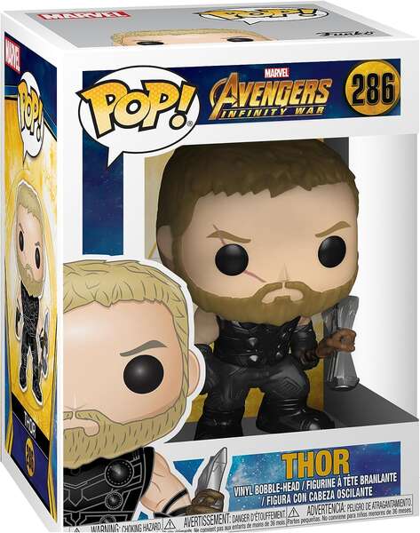 Funko Pop Marvel Avengers Infinity War Thor - Figura de Vinilo - Altura 9cm aprox. 1 pieza(s)