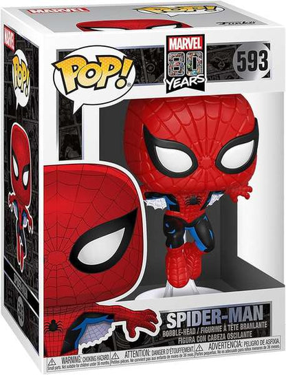 Funko Pop Marvel Spider-Man 80TH Primera Aparicion - Figura de Vinilo - Altura 9cm aprox. 1 pieza(s)