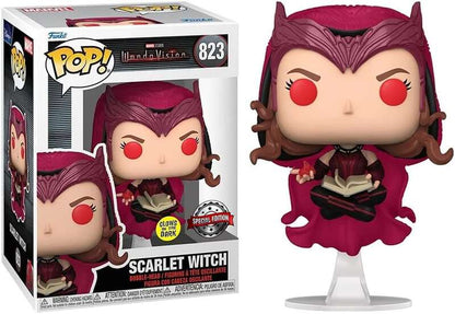 Funko Pop Marvel WandaVision Scarlet Witch Ed. Glows in the Dark - Figura de Vinilo - Altura 9cm aprox. 1 pieza(s)