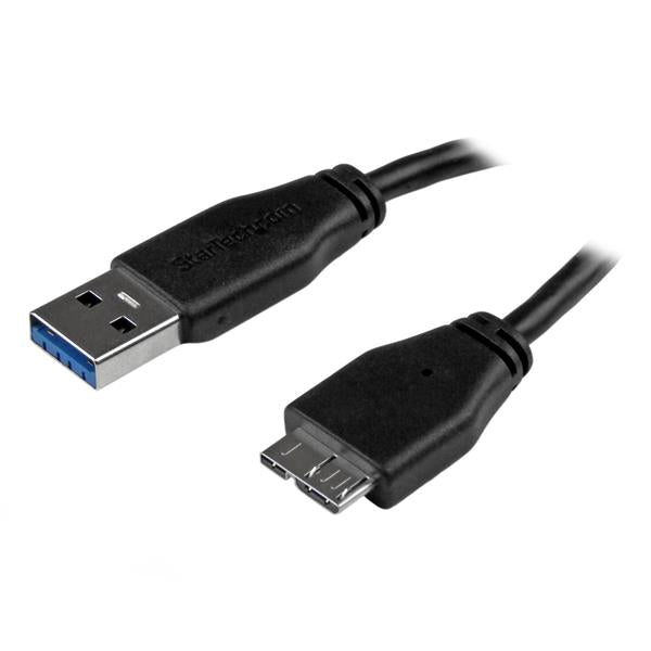 StarTech.com - Cable micro USB 3.0 delgado de 15cm