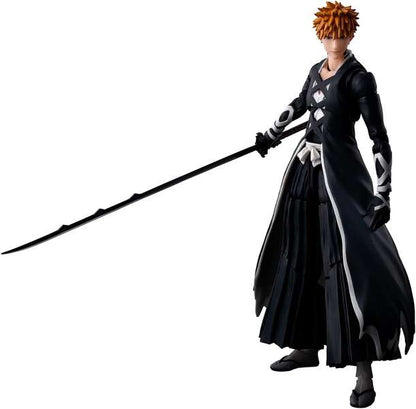 Tamashii Nations SH Figuarts Bleach: Thousand-Year Blood War Ichigo Kurosaki modo Bankai Tensazangetsu - Figura Articulada - Altura 15cm aprox. 1 pieza(s)