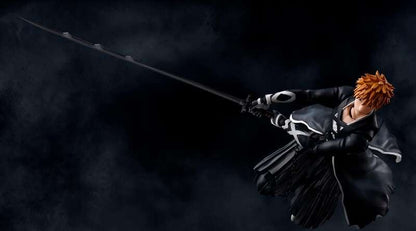 Tamashii Nations SH Figuarts Bleach: Thousand-Year Blood War Ichigo Kurosaki modo Bankai Tensazangetsu - Figura Articulada - Altura 15cm aprox. 1 pieza(s)