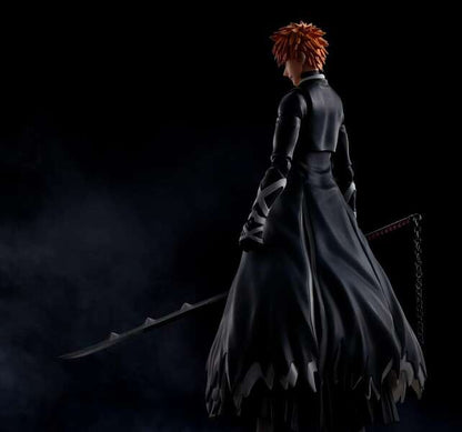 Tamashii Nations SH Figuarts Bleach: Thousand-Year Blood War Ichigo Kurosaki modo Bankai Tensazangetsu - Figura Articulada - Altura 15cm aprox. 1 pieza(s)