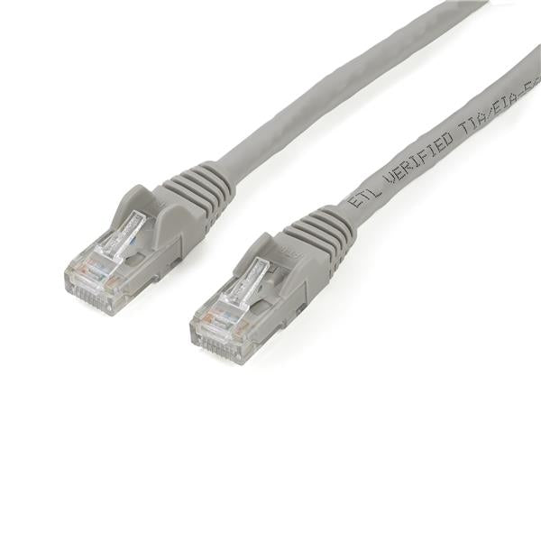 StarTech.com - Cable de 2m Gris de Red Gigabit Cat6 Ethernet RJ45 sin Enganche - Snagless