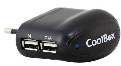 CoolBox - COO-UPH356A hub de interfaz 5000 Mbit/s Negro