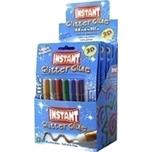 INSTANT - COLA GLITTER INSTANT METALLIC 10ml B/6 - Pack de 6 unidades