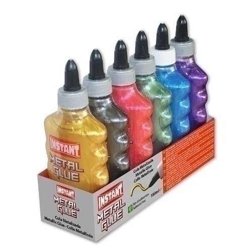 INSTANT - COLA METAL GLUE COLOR INSTANT 180ML E.6