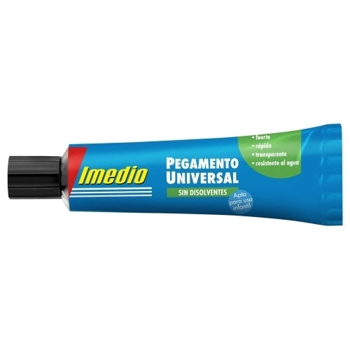 Imedio - PEGAMENTO UNIV.IMEDIO AZUL 35 ml S/DISOL - Pack de 1 unidad 65081