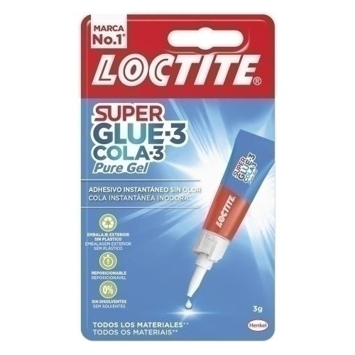 Loctite - PEGAMENTO INST.SUPER GLUE-3  3g POWER E.