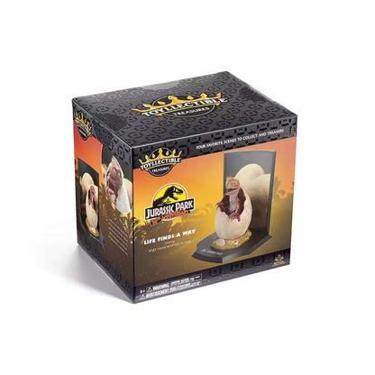 The Noble Collection Toyllectible Treasures Jurassic Park Huevo en Eclosion Raptor - Tamaño 15x17x19cm 1 pieza(s)