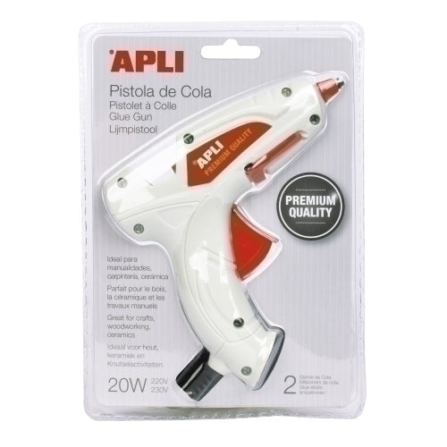 APLI - PISTOLA COLA TERMOFUSIBLE APLI 20W