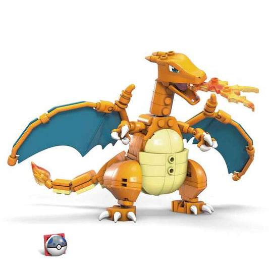 Mattel Mega Construx Wonder Builders Pokemon Charizard - Figura de Construccion - Tamaño 10cm - 222 Piezas 1 pieza(s)