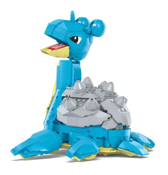 Mattel Mega Construx Wonder Builders Pokemon Lapras - Figura de Construccion - Tamaño 20cm aprox. - 527 Piezas 1 pieza(s)