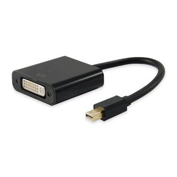 Equip - 133433 adaptador de cable de vídeo Mini DisplayPort DVI-I Negro