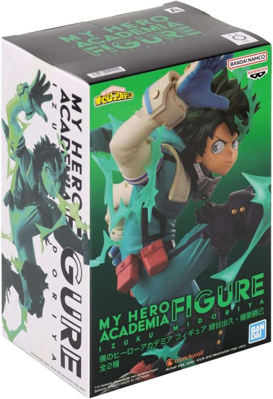 Banpresto My Hero Academia Izuku Midoriya - Figura de Coleccion - Altura 10cm aprox. - Fabricada en PVC y ABS 1 pieza(s)