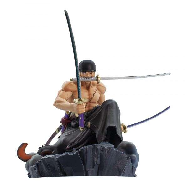 Banpresto One Piece Dioramatic Roronoa Zoro - Figura de Coleccion - Altura 15cm aprox. - Fabricada en PVC y ABS 1 pieza(s)