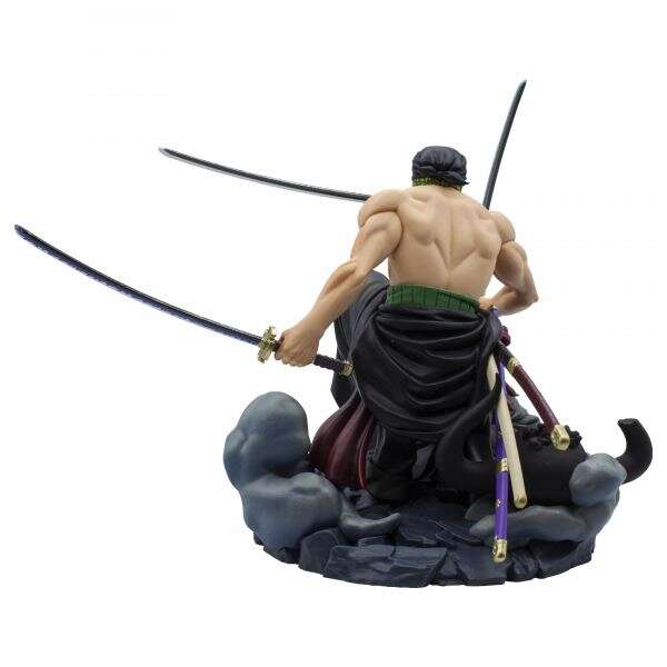 Banpresto One Piece Dioramatic Roronoa Zoro - Figura de Coleccion - Altura 15cm aprox. - Fabricada en PVC y ABS 1 pieza(s)