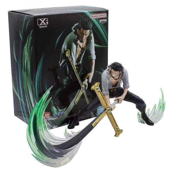 Banpresto One Piece DxF Special Mihawk Dracule - Figura de Coleccion - Altura 12cm aprox. - Fabricada en PVC y ABS 1 pieza(s)