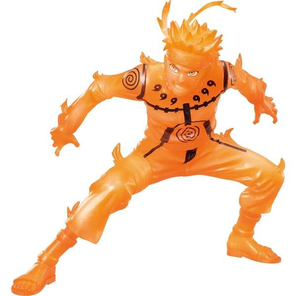 Banpresto Naruto Shippuden Vibration Stars Naruto Uzumaki - Figura de Coleccion - Altura 15cm aprox. - Fabricada en PVC y ABS 1 pieza(s)