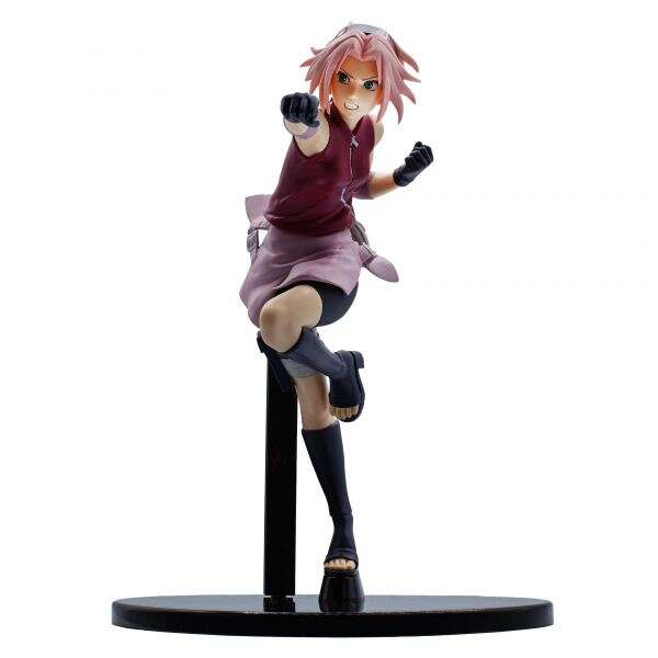 Banpresto Naruto Shippuden Vibration Stars Haruno Sakura - Figura de Coleccion - Altura 16cm aprox. - Fabricada en PVC y ABS 1 pieza(s)