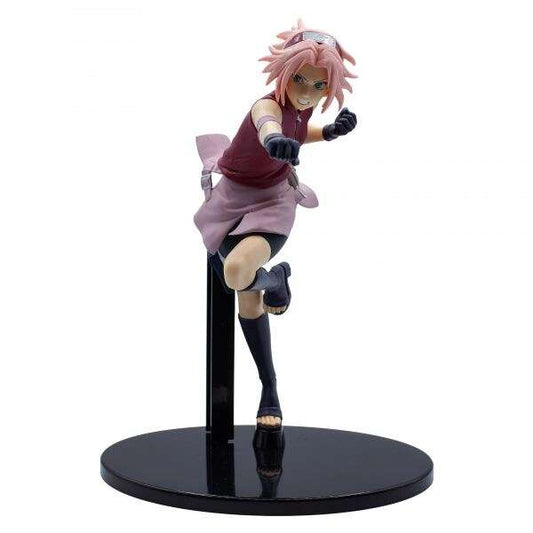 Banpresto Naruto Shippuden Vibration Stars Haruno Sakura - Figura de Coleccion - Altura 16cm aprox. - Fabricada en PVC y ABS 1 pieza(s)