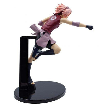 Banpresto Naruto Shippuden Vibration Stars Haruno Sakura - Figura de Coleccion - Altura 16cm aprox. - Fabricada en PVC y ABS 1 pieza(s)