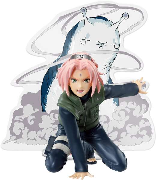 Banpresto Naruto Shippuden Panel Spectable Sakura Haruno - Figura de Coleccion - Altura 9cm aprox. - Fabricada en PVC y ABS 1 pieza(s)