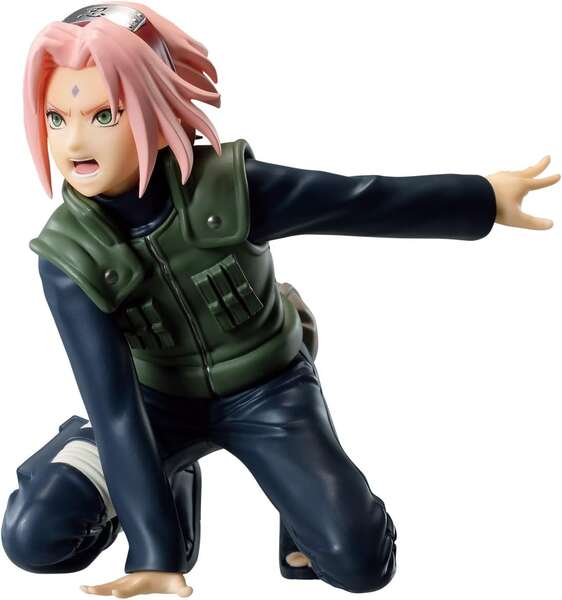 Banpresto Naruto Shippuden Panel Spectable Sakura Haruno - Figura de Coleccion - Altura 9cm aprox. - Fabricada en PVC y ABS 1 pieza(s)