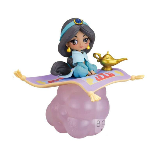 Banpresto Disney Stories Aladdin Q Posket Jasmine Ver. B - Figura de Coleccion - Altura 10cm aprox. - Fabricada en PVC y ABS 1 pieza(s)