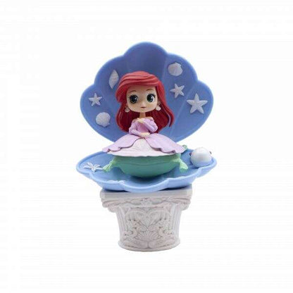 Banpresto Disney Characters Q Posket La Sirenita Ariel Ver.A Pink Dress Style - Figura de Coleccion - Altura 12cm aprox. - Fabricada en PVC y ABS 1 pieza(s)